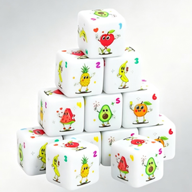 Set di 12 dadi a tema frutta,  - Board Game Live recensione e prezzo